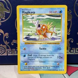 Magikarp 35/102 Shadowless Pokemon Base Set NM - Image 1