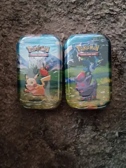 2026 Pokemon TCG Mega Evolution-Ascended Heroes Mini Tins x2 Factory Sealed - Image 1