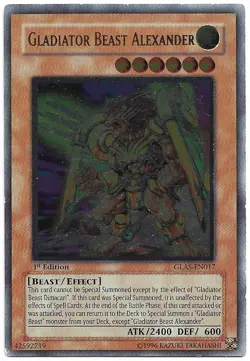 Gladiator Beast Alexander [Ultimate Rare 1st Edition] GLAS-EN017 YuGiOh - Image 1