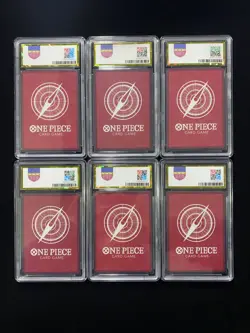 2025 One Piece TCG Chinese ST29-001 L Monkey D Luffy PGS 10 Pristine Lot*6 LU57 - Image 2