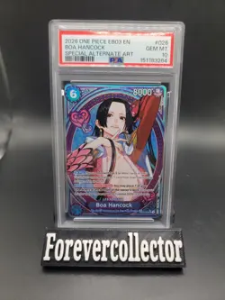 2026 One Piece EB03 Boa Hancock Special Alternate Art #26 PSA 10 - Image 1