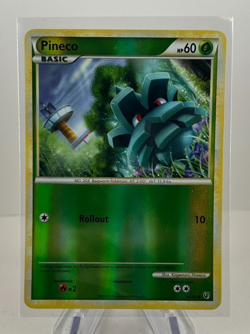 Pokemon Card - Pineco (Reverse Holo) - 62/90 - VLP/NM - HGSS Undaunted - Image 1