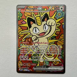 Pokemon Meowth EX Full Art Foil Card 121/088 Pokemon TCG Perfect order - Image 1