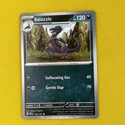 Salazzle 140/197 Uncommon Obsidian Flames scarlet & Violet Pokemon Card NM - Image 1