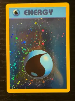Pokemon League Promo ENERGIZE YOUR GAME Water Energy Card Vintage Lightly Played - Image 1