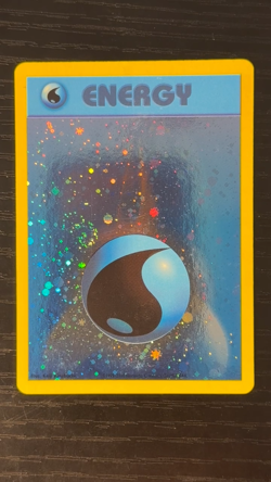 Pokemon League Promo ENERGIZE YOUR GAME Water Energy Card Vintage Lightly Played - Image 2