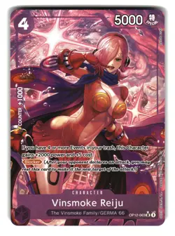 Vinsmoke Reiju OP12-063 SR Alt Art Legacy of the Master One Piece Card - Image 1