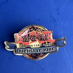 Two Yu-gi-oh Trading Card Game Duelist League 1996 Badge Hat Pins - Image 2