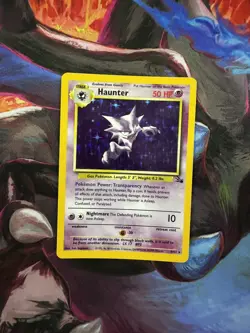 Pokemon Haunter Card 1999 Fossil Set Holo Trading Card Game NM - Image 1