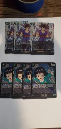 Dragon Ball Fb05 7 Card Lot - Image 1