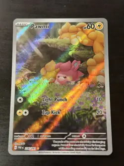 Pokemon Pawmi Sir TCG Illustration Rare Card 226/091 Paldean Fates - Image 1
