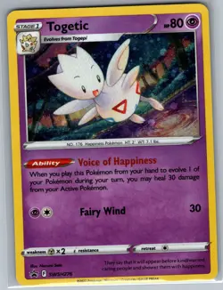 Togetic - SWSH276 Holo SWSH: Sword & Shield Promo Cards - Pokemon Card - NM - Image 1