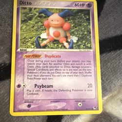 Pokemon Ditto 12/17 EX Delta Species Rare 2006 60HP Shapeshifter Card - Image 1