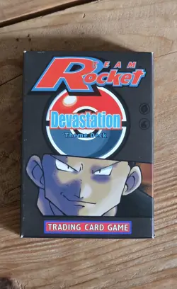 New *Sealed Cards* Pokemon TCG Team Rocket Devastation Theme Deck 2000. Giovanni - Image 1