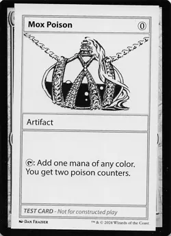 Mox Poison S Mystery Booster 2 Playtest Cards NM - Image 1