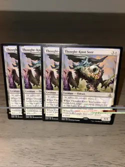 4x MTG Magic Thought-Knot Seer Oath of the Gatewatch LP - Image 1