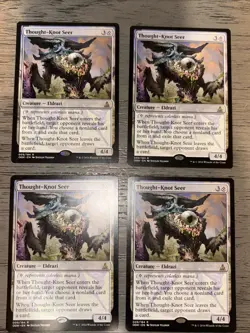 4x MTG Magic Thought-Knot Seer Oath of the Gatewatch LP - Image 2