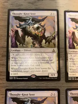 4x MTG Magic Thought-Knot Seer Oath of the Gatewatch LP - Image 3