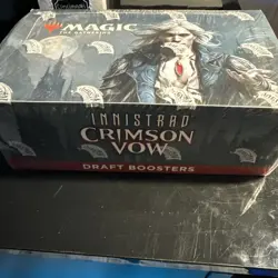 MTG Magic the Gathering DRAFT Boosters Box SEALED * INNISTRAD CRIMSON VOW * 2021 - Image 1