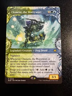 Clement, the Worrywort (Showcase) Bloomburrow Regular LP MTG - Image 1