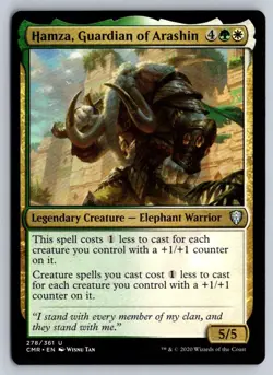 Hamza, Guardian of Arashin 278 Commander Legends Magic: The Gathering NM - Image 1