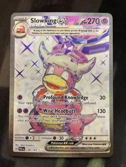 Slowking ex 238/193 SV Paldea Evolved Ultra Rare Pokemon Card Full Art Psychic - Image 1