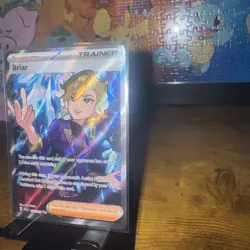 Pokemon Briar 163/142 Stellar Crown Ultra Rare Full Art Holo NM - Image 2