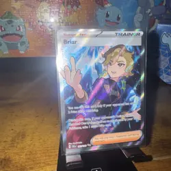 Pokemon Briar 163/142 Stellar Crown Ultra Rare Full Art Holo NM - Image 3