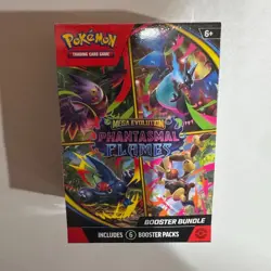 Pokemon Mega Evolution: Phantasmal Flames - Booster Bundle English Factory Seale - Image 1