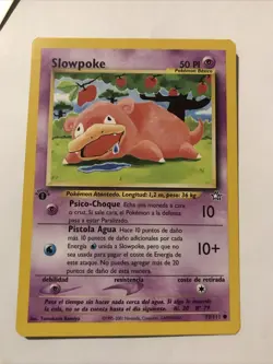 Slowpoke Neo Genesis Pokemon Card 73/111 1st Edition SPANISH - Image 1