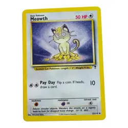 2002 Pokemon Meowth 53/110 Legendary Collection - Image 1