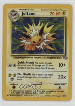 Jolteon Holo Pokemon Jungle #4 1999 - Image 1