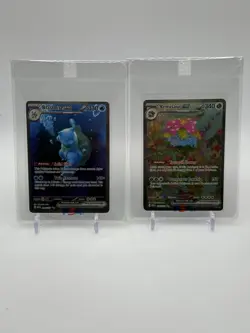 Blastoise And Venusaur ex 200/165 198/165 Pokemon 151 Special Illustration Rare - Image 4