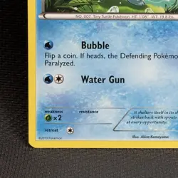 Pokemon BW Plasma Blast Squirtle Card #14/101 LP - Image 5