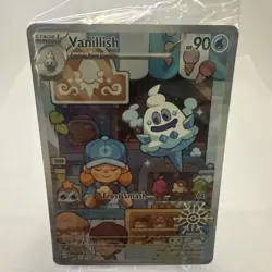Vanillish 2023 Pokemon TCG #190/182 Paradox Rift Illust Rare STAMPED SNOWFLAKE - Image 1
