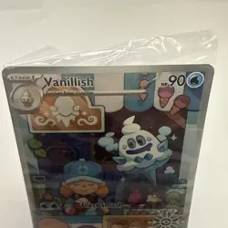 Vanillish 2023 Pokemon TCG #190/182 Paradox Rift Illust Rare STAMPED SNOWFLAKE - Image 3