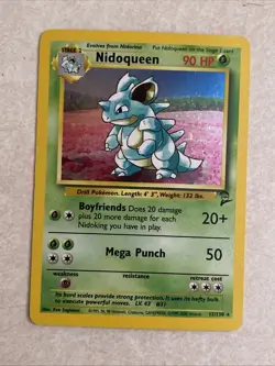 Pokemon 2000 Base Set 2 Nidoqueen #12/130 - Image 1