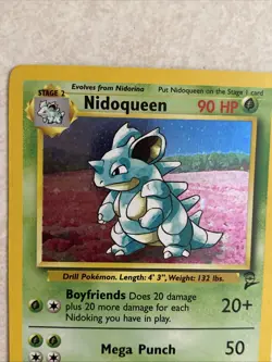 Pokemon 2000 Base Set 2 Nidoqueen #12/130 - Image 2