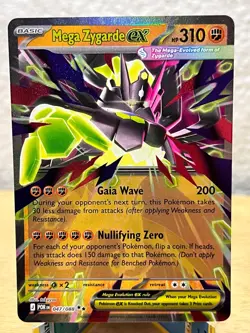 Perfect Order Mega Zygarde ex 047/088 Double Rare Pokemon NM/M - Image 1
