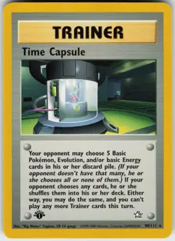 Time Capsule 90/111 Rare Neo Genesis Pokemon 1st Edition Lightly Played - Image 1