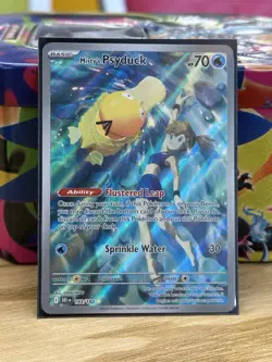 Pokemon TCG Misty's Psyduck Destined Rivals 193/182 Illustration - Image 1