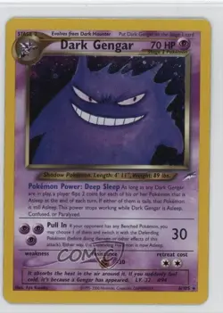 Dark Gengar Holo Pokemon Neo Destiny #6 2002 - Image 1