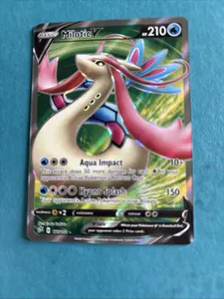 POKEMON TCG MILOTIC V 179/192 SWSH REBEL CLASH FULL ART!! - Image 4