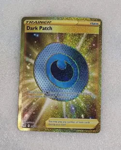 Dark Patch 216/196 NM/M SWSH Lost Origin Gold Pokemon TCG - Image 1