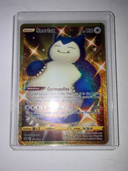 Pokemon Snorlax 224/198 Chilling Reign Gold Secret Rare Full Art Holo NM - Image 1