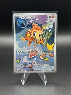 Pokemon Chimchar 041 - First Partners Promo - Full Art Holo - Mint - Image 1