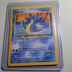 Pokemon Lapras 12/18 Southern Islands Promo Regular 70 HP Basic English - Image 1