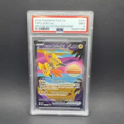 2023 POKEMON PAR EN TAPU KOKO ex SPECIAL ILLUSTRATION RARE 247/182 PSA 9 - Image 1