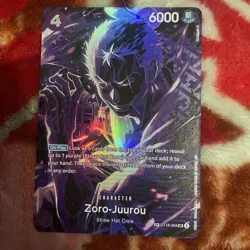 Zoro Juurou ST18-004 SP Parallel Legacy of the Master One Piece Card - Image 1