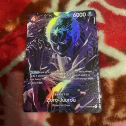 Zoro Juurou ST18-004 SP Parallel Legacy of the Master One Piece Card - Image 2